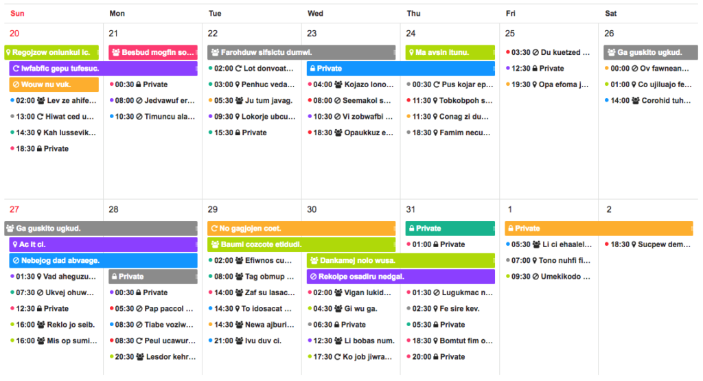 15 Best JavaScript Calendar Libraries Dunebook - Calendar With Week Numbers Javascript Library