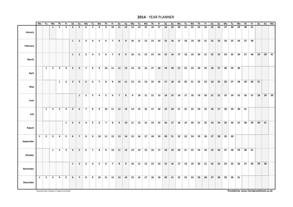 2015 Year Planner Australia - 2015 Australian Calendar With Week Numbers