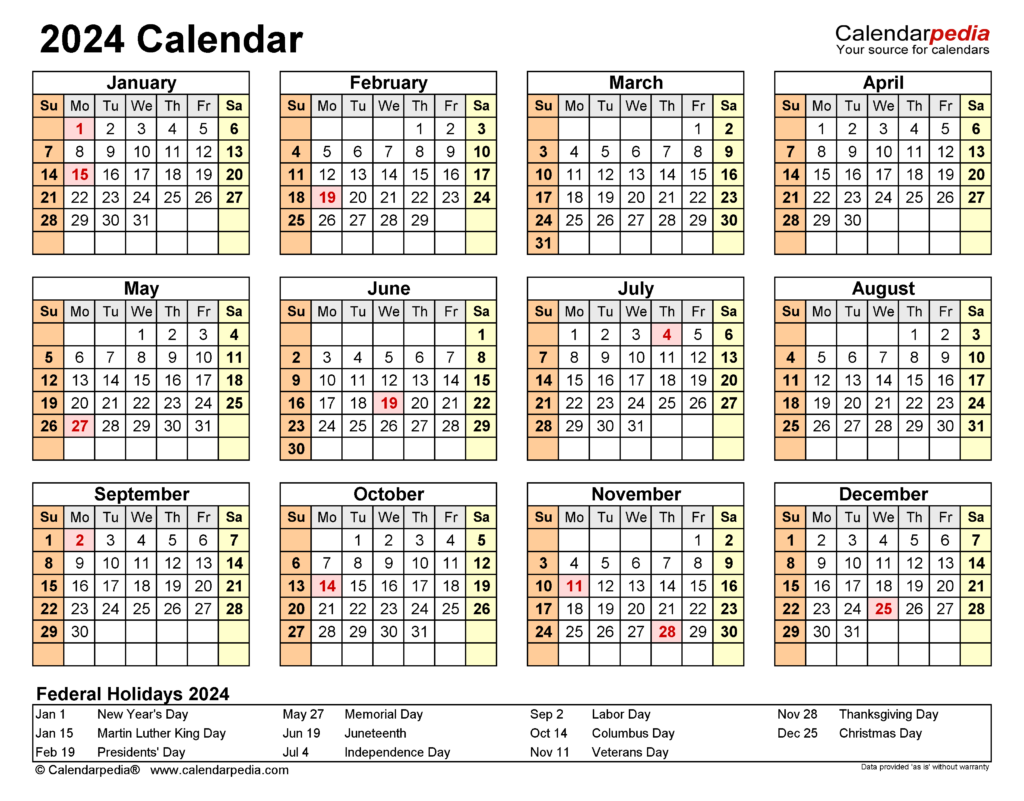 2024 Calendar Excel Malaysia Holidays 2024 Calendar With Week Numbers - 2024 Calendar With Week Numbers Excel Free