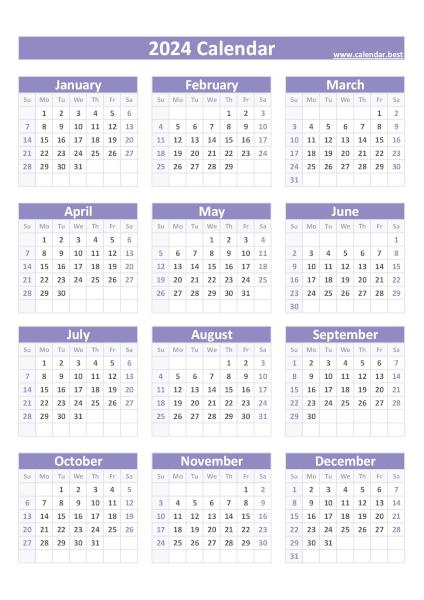 2024 Calendar With Week Numbers - 2024 Desk Calendar With Week Numbers