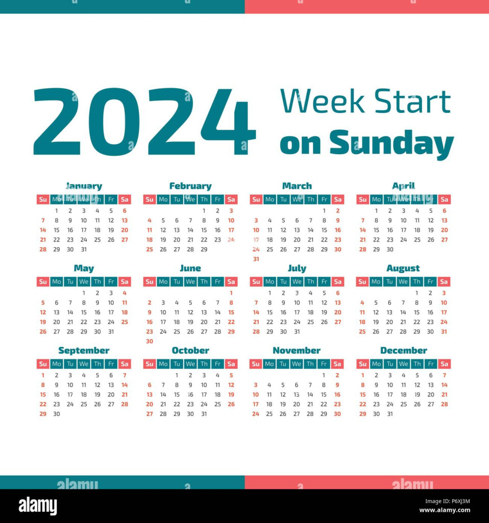 2024 Numbered Weeks Calendar Year 2020 Printfree Calendar 2024 - 2020 And 2024 Calendar With Week Numbers