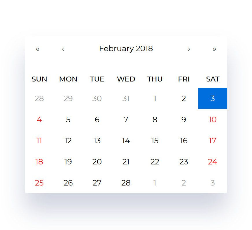 30 Open source Free to use Calendar Libraries For React Vue JQuery  - Calendar With Week Numbers Javascript Library