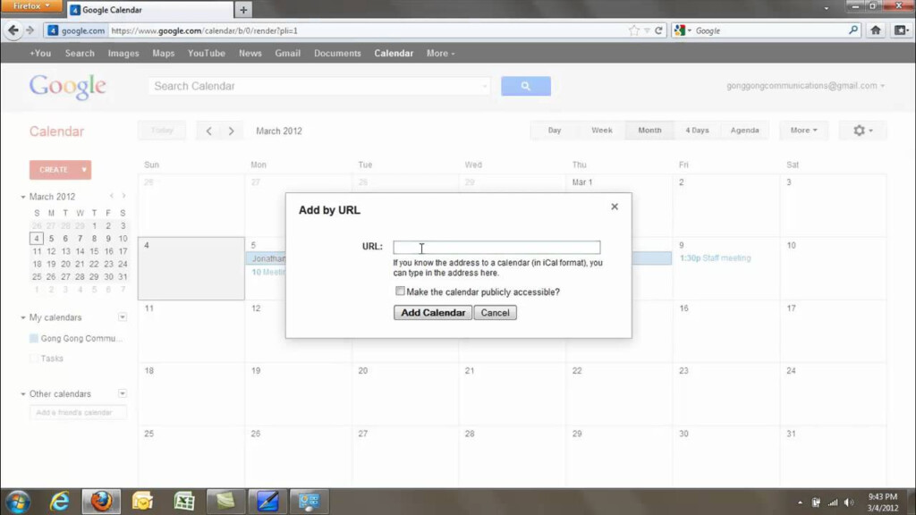 Adding Other Calendars To Google Calendar YouTube - How Do I Add Week Numbers To Google Calendar