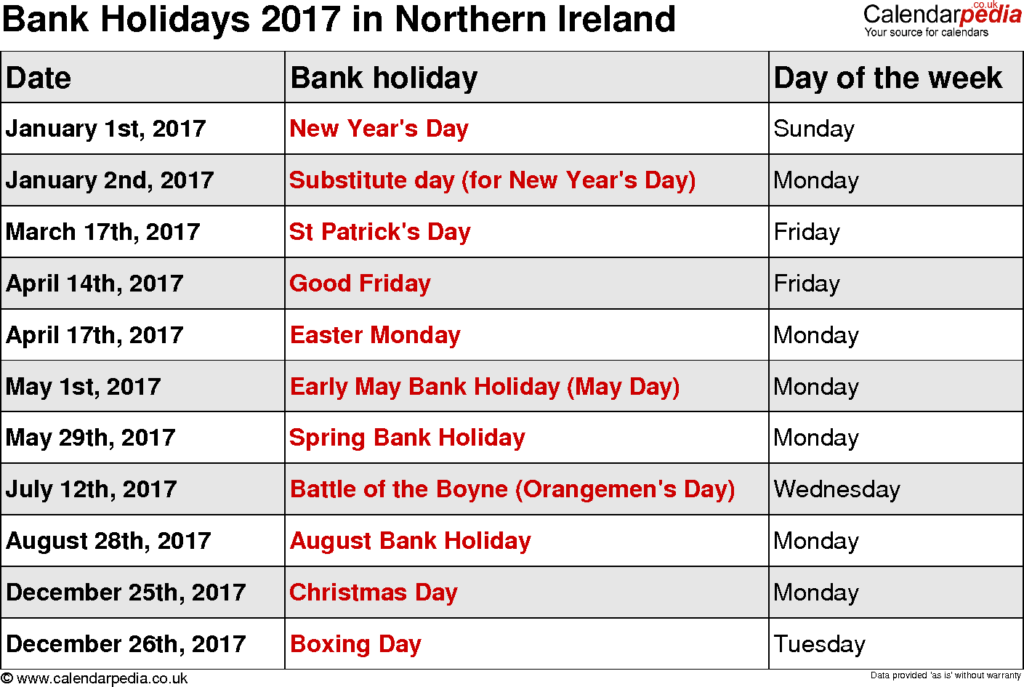 Bank Holidays 2024 Ireland Calendar Calendar 2024 Ireland Printable - Calendar 2017 With Week Numbers Ireland