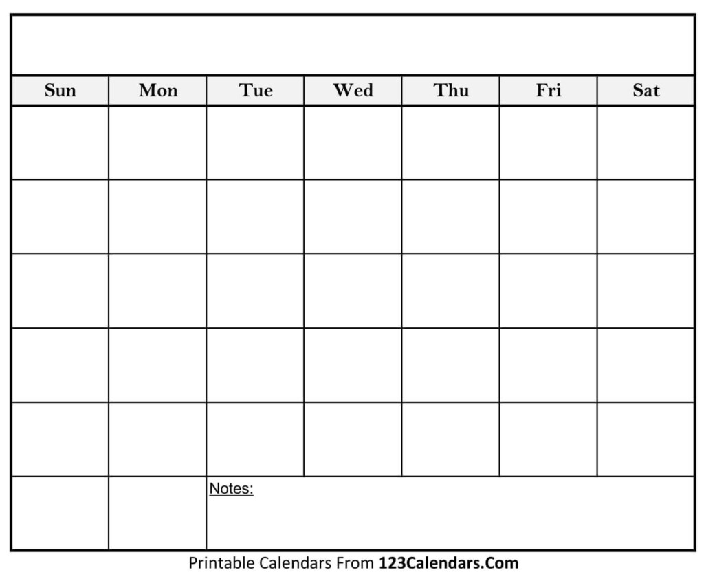 Calendar Blank With Numbers And Printable Example Calendar Printable - Numbers Weekly Calendar Template