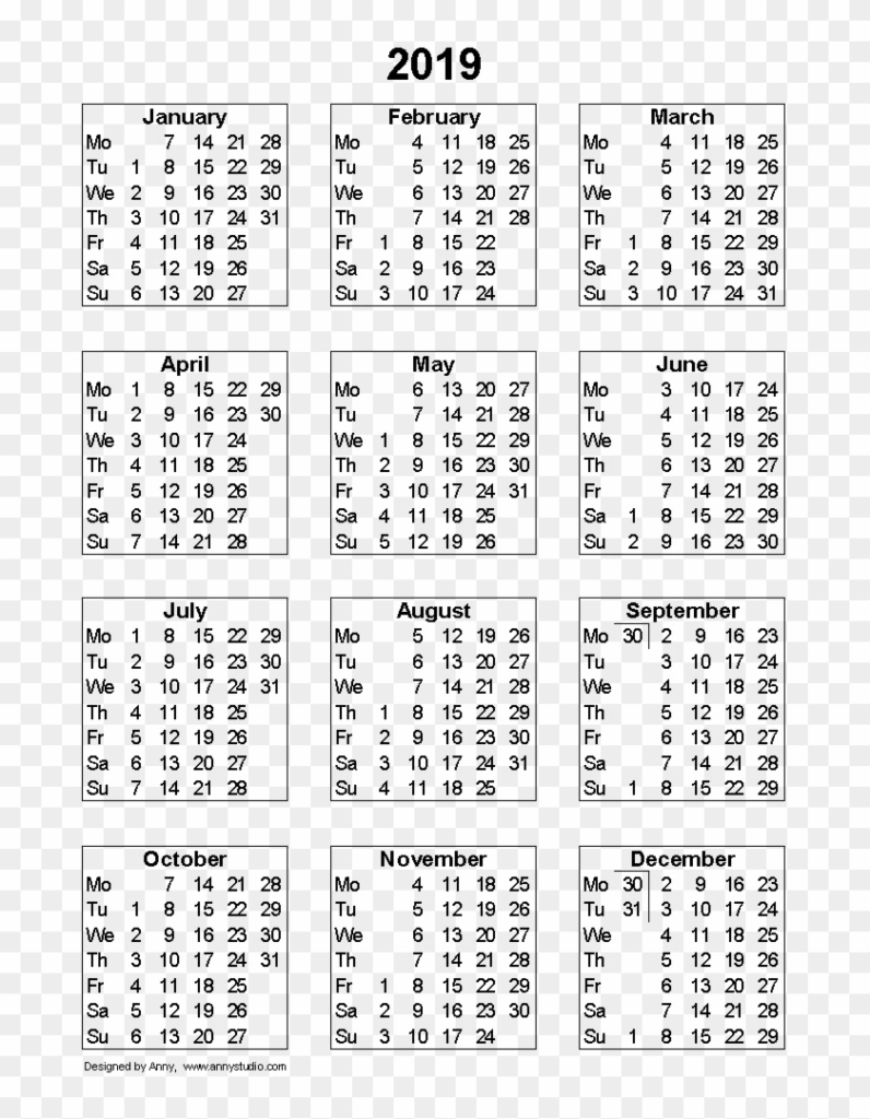 Calendar With Week Numbers Calendar Printables Free Templates - 2019 Fiscal Calendar With Week Numbers