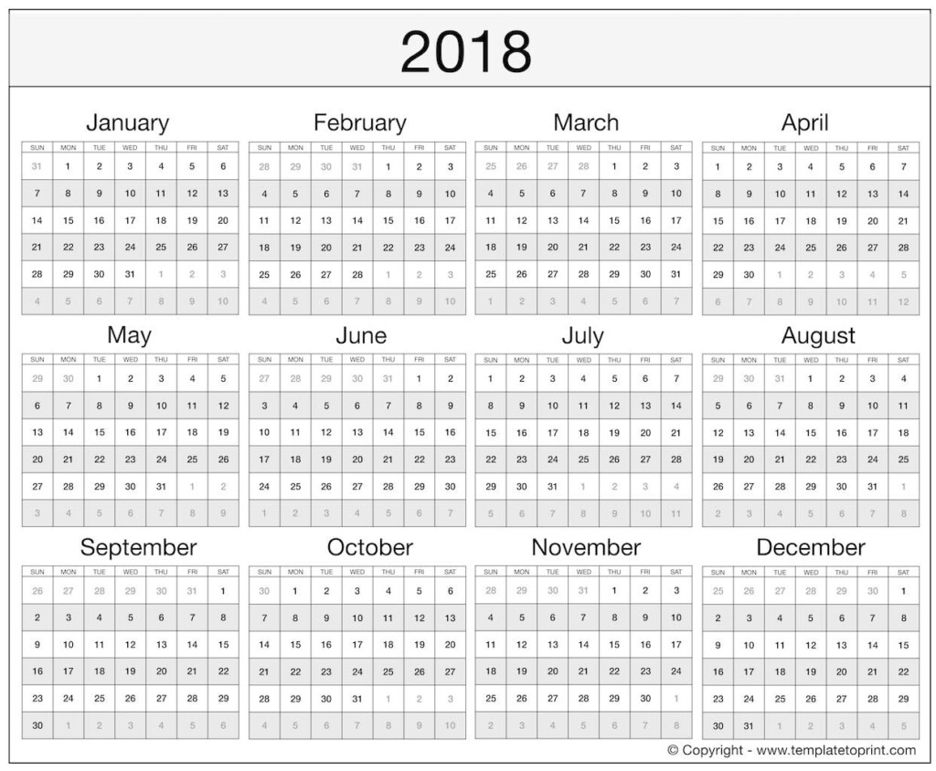 Document Of Excel Calendar 2018 Template In Excel Calendar 2018  - Excel Calendar 2018 Week Numbers