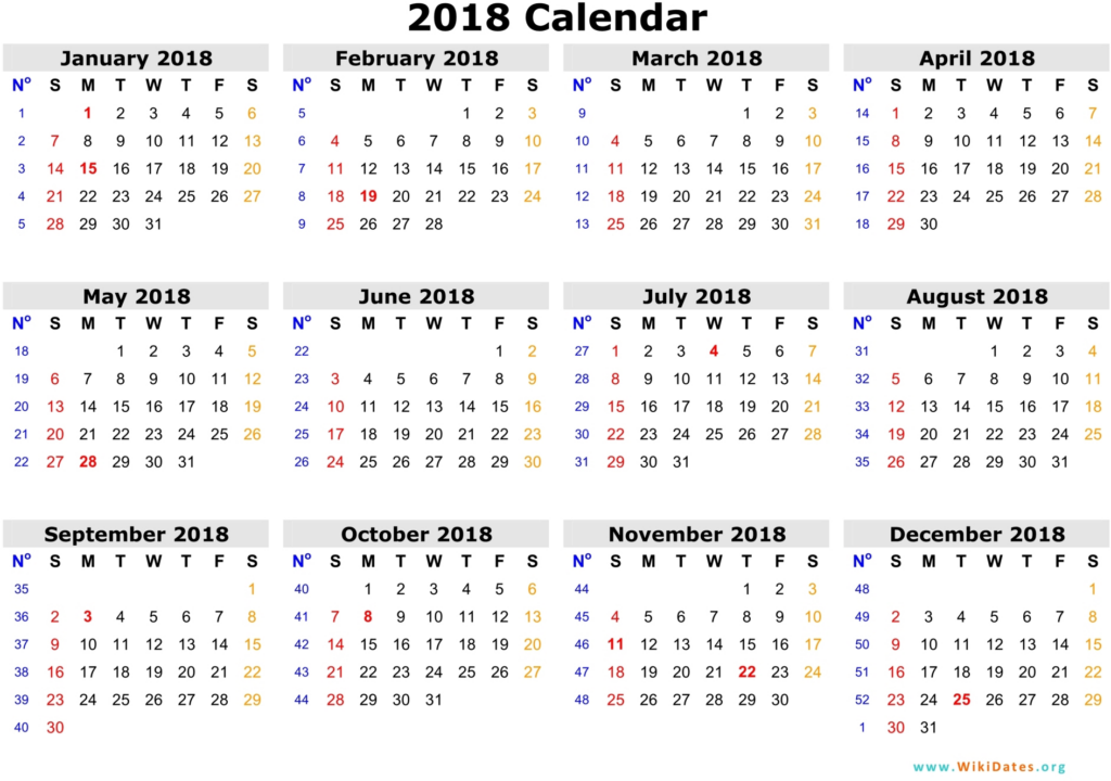 Download Calendar 2018 Png Transparent 2019 Calendar With Week  - 2018 Calendar With Week Numbers 2019