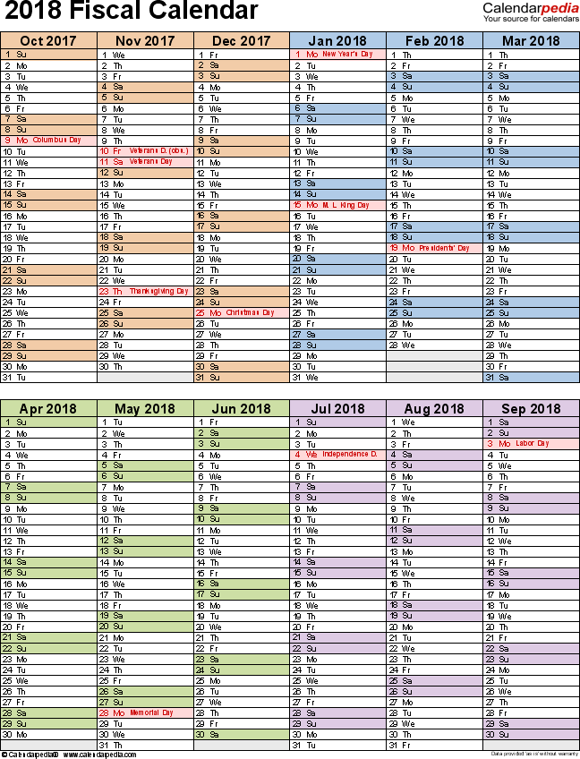 Fiscal Calendars 2018 Free Printable Word Templates Vrogue co - 2018 Financial Calendar With Week Numbers