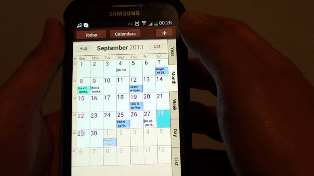 Galaxy S4 Calendar Lyndy Nanine - Why Is My Galaxy S4 Calendar Speed Showing Week Numbers