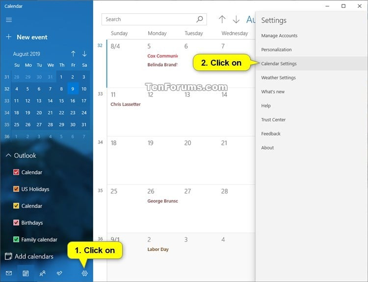 How To Add Week Number In Windows Calendar Ursa Alexine - Add Week Numbers To Windows Calendar