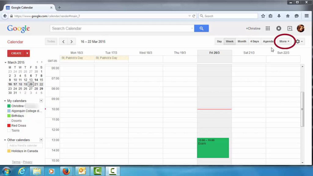 How To Create A Weekly Schedule Using Google Calendar YouTube - How To Add Week Numbers To Google Calendar