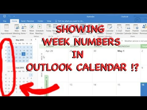  How To Display Calendar Week Number In Outlook - How To View Week Numbers In Outlook Calendar