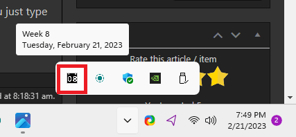 How To Display Week Number In Windows 11 Taskbar - Week Numbers In Windows 11 Taskbar Calendar