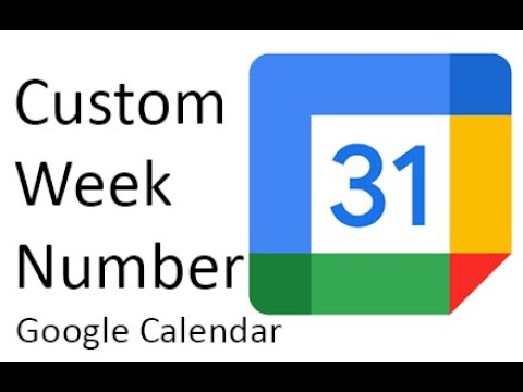 How To Set Custom Week Numbers In Google Calendar Chrome Extension  - Custom Week Numbers Google Calendar