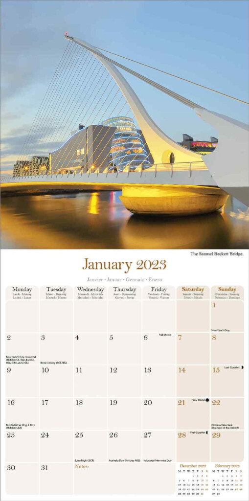 Ireland Calendar Travel Calendars Pet Prints Inc - Ireland 2015 Calendar With Week Numbers