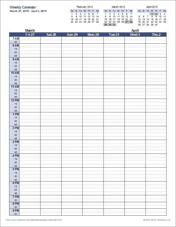 Microsoft Excel Templates Printable Weekly Calendar Excel Template - Excel Calendar Template With Week Numbers