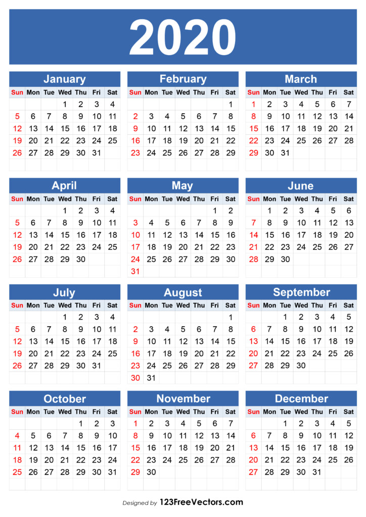 Pdf Printable 2020 Calendar Week Numbers - 2020 Calendar With Holidays And Week Numbers