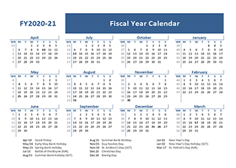 Pdf Printable 2020 Calendar Week Numbers - Fiscal Year Calendar 2020 With Week Numbers