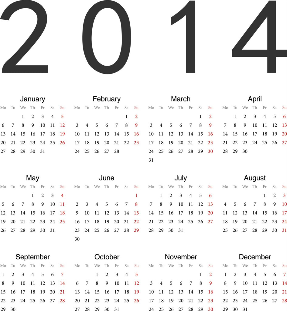 Print Calendar Calendar Printables Calendar Template - 2014 Fiscal Calendar With Week Numbers