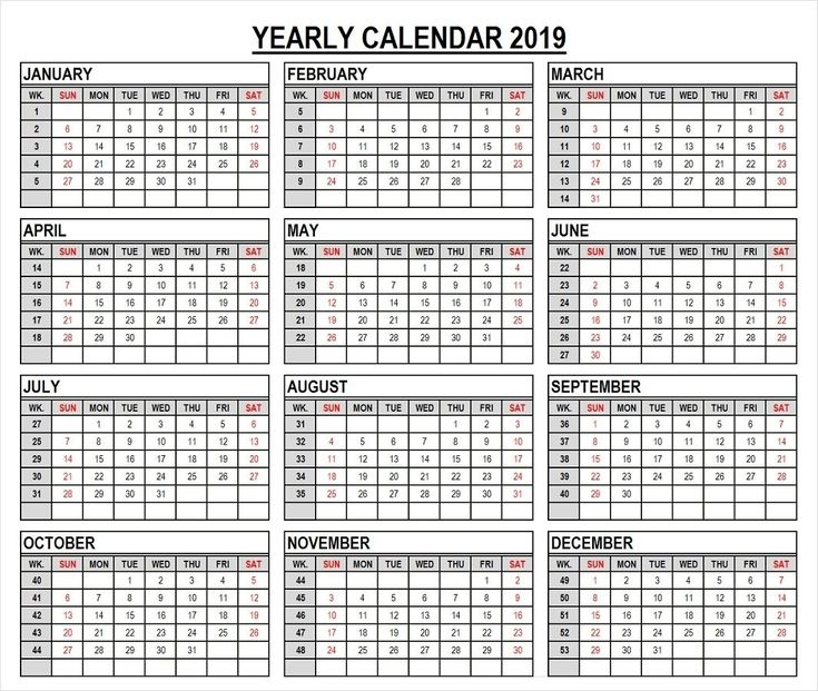 Yearly Calendar With Week Numbers Customize And Print - Online Calendar Showing Week Numbers